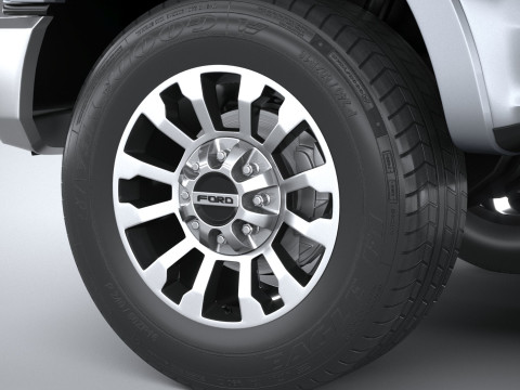 F-350 Super Duty Lariat Super Cab SB 2022 3D Model