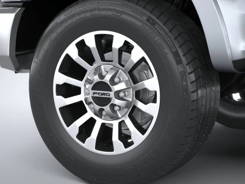 F-350 Super Duty Lariat Super Cab SB 2022 3D Model