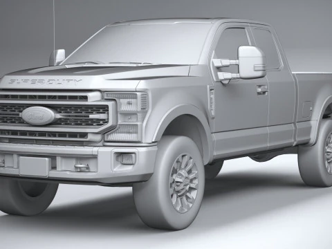 F-350 Super Duty Lariat Super Cab SB 2022 3D Model