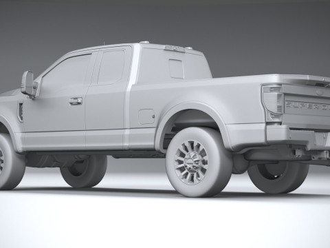 F-350 Super Duty Lariat Super Cab SB 2022 3D Model