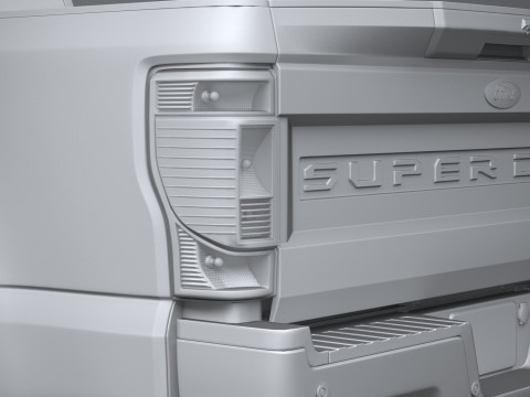 F-350 Super Duty Lariat Super Cab SB 2022 3D Model