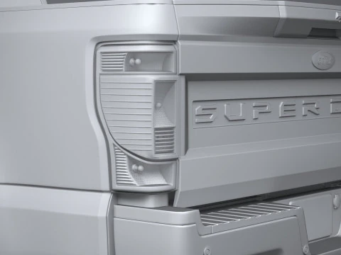 F-350 Super Duty Lariat Super Cab SB 2022 3D Model