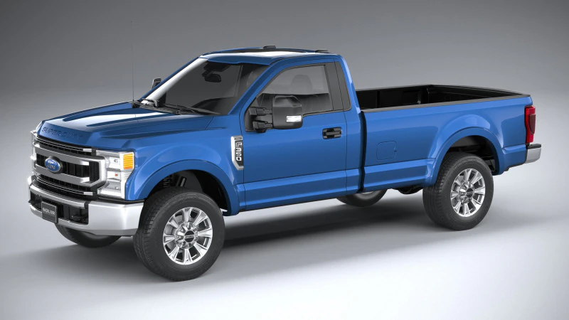 F-350 सुपर ड्यूटी XLT 2022 3D मॉडल .c4d .max .obj .3ds .fbx .stl .blend 