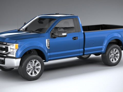 F-350 Super Duty XLT 2022 3D Model