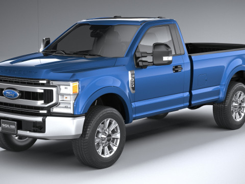 F-350 Super Duty XLT 2022 3D मॉडल