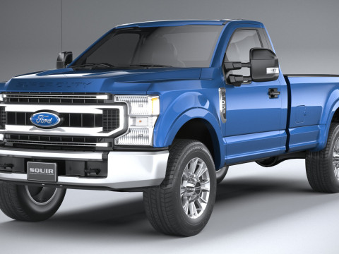 F-350 Super Duty XLT 2022 3D मॉडल
