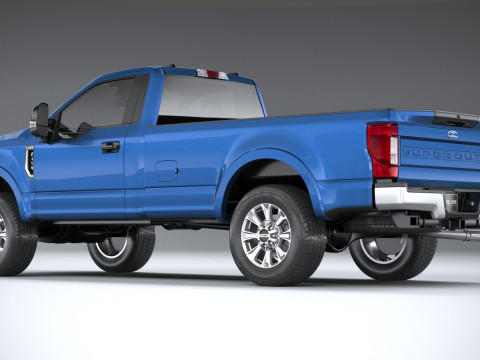 F-350 Super Duty XLT 2022 3D मॉडल