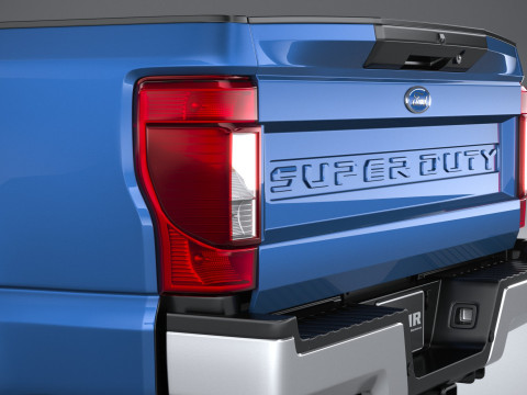 F-350 Super Duty XLT 2022 3D मॉडल