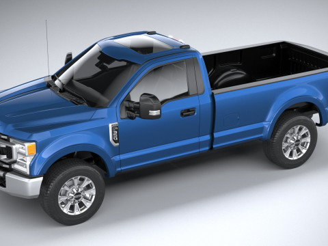F-350 Super Duty XLT 2022 3D मॉडल
