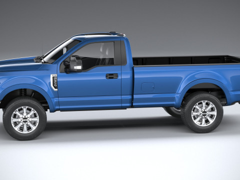 F-350 Super Duty XLT 2022 3D मॉडल