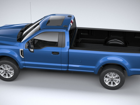 F-350 Super Duty XLT 2022 3D मॉडल