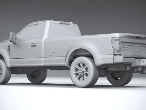 F-350 Super Duty XLT 2022 3D मॉडल