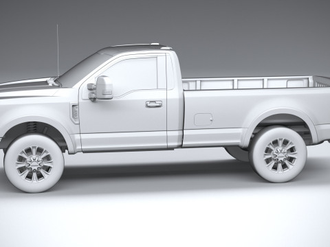 F-350 Super Duty XLT 2022 3D मॉडल