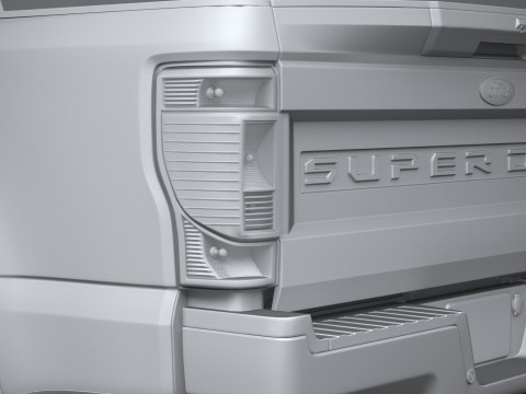 F-350 Super Duty XLT 2022 3D मॉडल