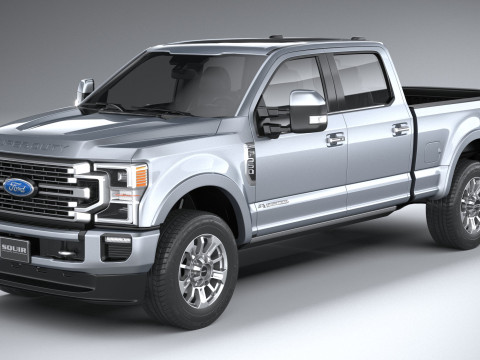 F350 Superduty Limited Edition 2022 Modelo 3D