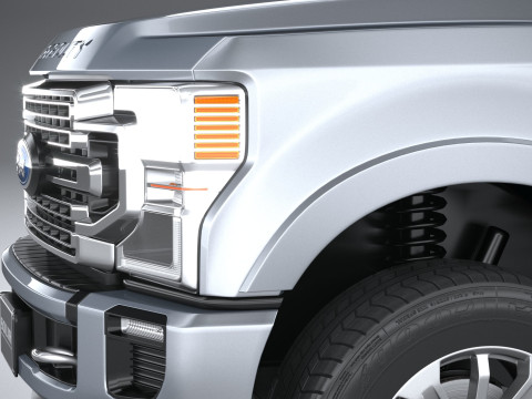 F350 Superduty Limited Edition 2022 Modelo 3D