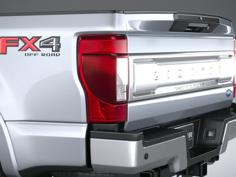 F350 Superduty Limited Edition 2022 Modelo 3D