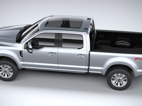 F350 Superduty Limited Edition 2022 Modelo 3D