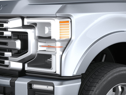F350 Superduty Limited Edition 2022 Modelo 3D