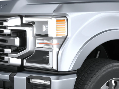 F350 Superduty Limited Edition 2022 3D Model
