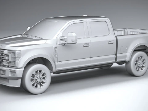F350 Superduty Limited Edition 2022 3D Model