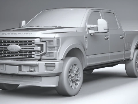 F350 Superduty Limited Edition 2022 3D Model
