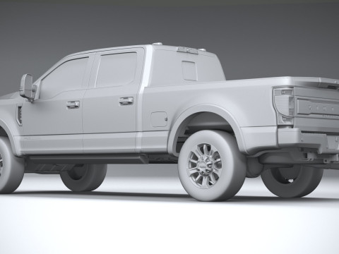 F350 Superduty Limited Edition 2022 Modelo 3D