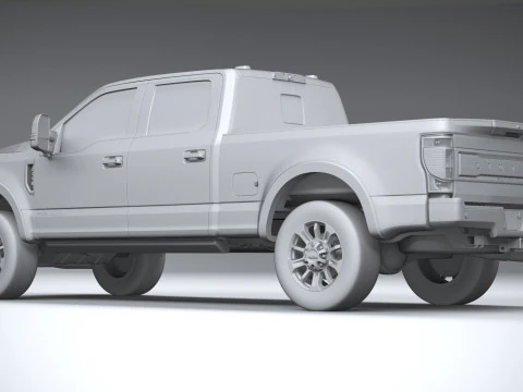F350 Superduty Limited Edition 2022 3D Model