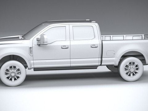 F350 Superduty Limited Edition 2022 Modelo 3D