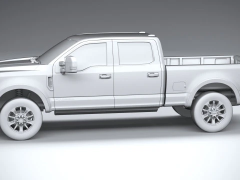 F350 Superduty Limited Edition 2022 3D Model