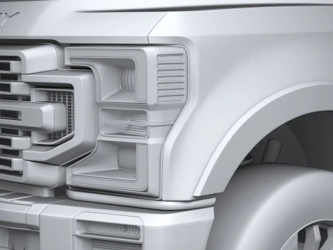 F350 Superduty Limited Edition 2022 3D Model
