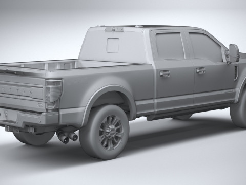 F350 Superduty Limited Edition 2022 Modelo 3D