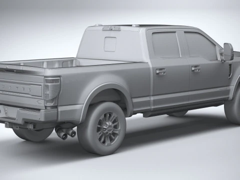 F350 Superduty Limited Edition 2022 3D Model