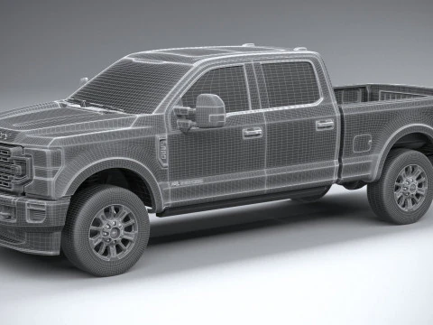 F350 Superduty Limited Edition 2022 3D Model