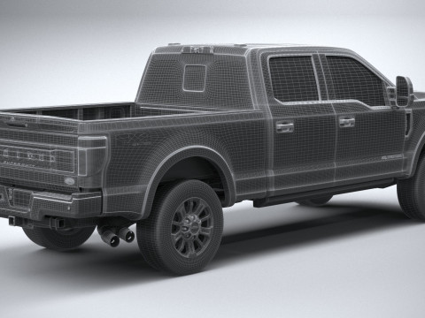 F350 Superduty Limited Edition 2022 Modelo 3D