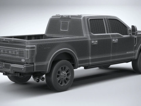 F350 Superduty Limited Edition 2022 3D Model
