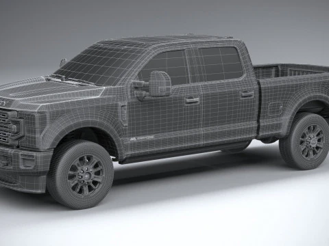 F350 Superduty Limited Edition 2022 3D Model