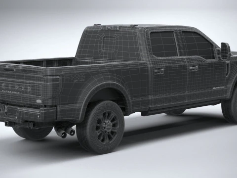F350 Superduty Limited Edition 2022 3D Model