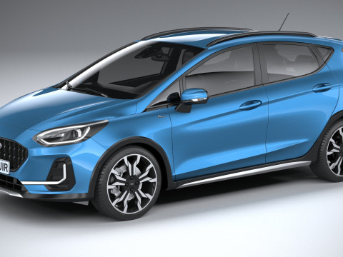 Fiesta Active 5-door 2022 3D Model