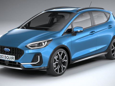 Fiesta Active 5-door 2022 3D Model