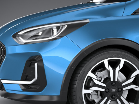 Fiesta Active 5-door 2022 3D Model