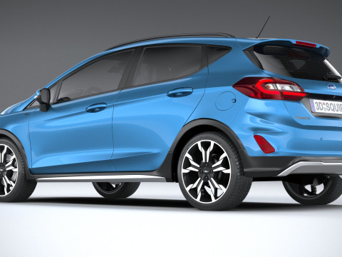 Fiesta Active 5-door 2022 3D Model