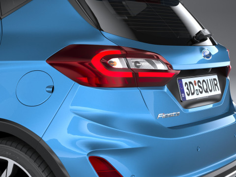 Fiesta Active 5-door 2022 3D Model