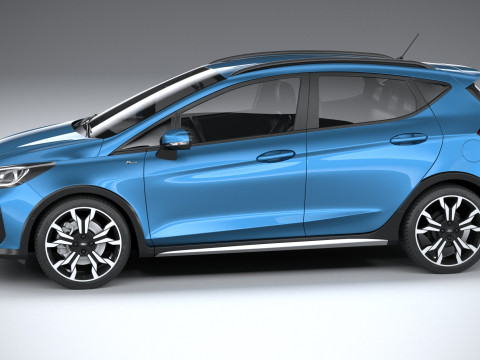 Fiesta Active 5-door 2022 3D Model