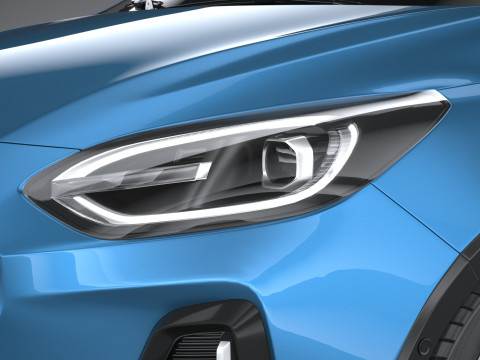 Fiesta Active 5-door 2022 3D Model