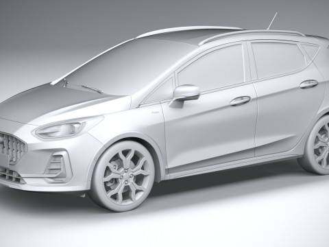 Fiesta Active 5-door 2022 3D Model