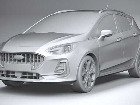 Fiesta Active 5-door 2022 3D Model