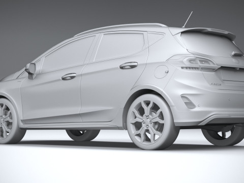 Fiesta Active 5-door 2022 3D Model