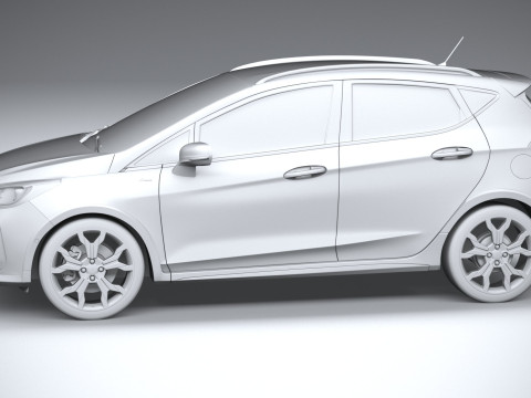 Fiesta Active 5-door 2022 3D Model
