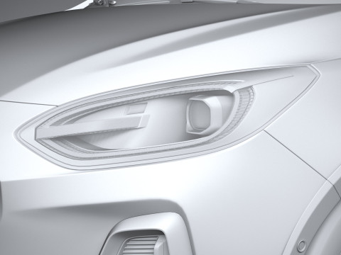 Fiesta Active 5-door 2022 3D Model